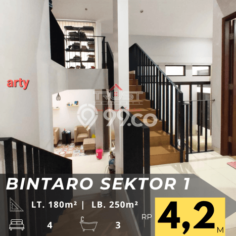Hunian Elit LB 250m2 Siap Huni Desain Elegan di Sektor 1 - Bintaro, Jakarta Selatan Hunian Elit LB 250m2 Siap Huni Desain Elegan di Sektor 1 - Bintaro, Jakarta Selatan