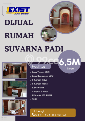 For Sale! Luxury House LT 600m2 Desain Modern di Suvarna Sutera For Sale! Luxury House LT 600m2 Desain Modern di Suvarna Sutera