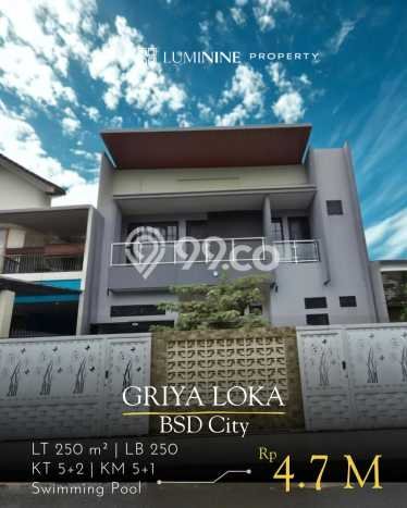 Hunian Mewah LB 250m2 Siap Huni Desain Elegan di BSD Griya Loka, Tangerang Hunian Mewah LB 250m2 Siap Huni Desain Elegan di BSD Griya Loka, Tangerang