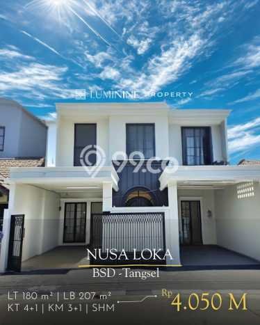 Rumah Luxury Modern Tanpa Renovasi di BSD Nusaloka Tangerang Rumah Luxury Modern Tanpa Renovasi di BSD Nusaloka Tangerang