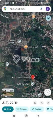 Tanah Kavling untuk Dijual di Gunung Sindur Bogor 480000m2 Tanah Kavling untuk Dijual di Gunung Sindur Bogor 480000m2