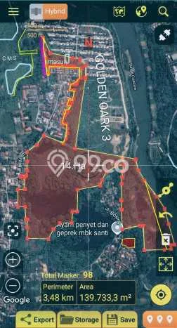 Untuk Dijual Tanah di Tangerang, Luas 1.4e+06m2 - Untuk Dijual Tanah di Tangerang, Luas 1.4e+06m2 -