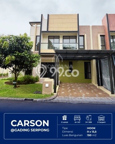 Rumah Elit Modern Tanpa Renovasi di Gading Serpong Tangerang Rumah Elit Modern Tanpa Renovasi di Gading Serpong Tangerang