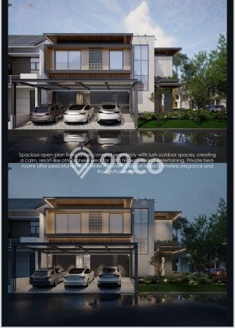 For Sale! Luxury House LT 340m2 Desain Modern di BSD Avani For Sale! Luxury House LT 340m2 Desain Modern di BSD Avani