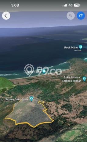 Tanah Komersial Dijual di Pujut Lombok Tengah 430000m2 Tanah Komersial Dijual di Pujut Lombok Tengah 430000m2