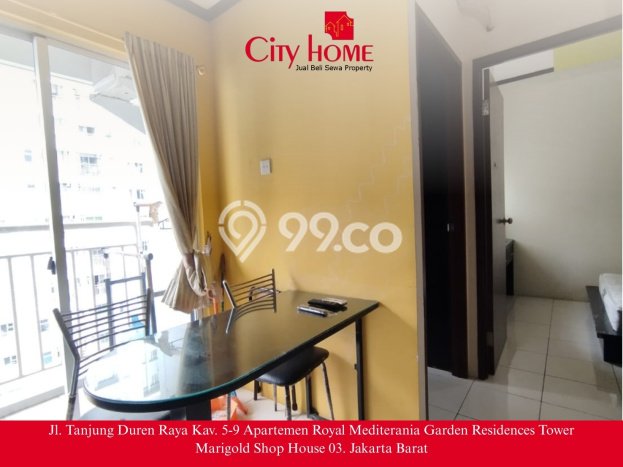 Apartemen Disewakan 2 Kamar Hemat Siap Huni di Jakarta Barat, Luas 42m2 Apartemen Disewakan 2 Kamar Hemat Siap Huni di Jakarta Barat, Luas 42m2