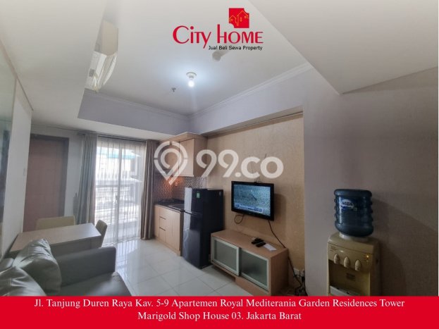 Apartemen Nyaman untuk Disewa, 2 Kamar di Jakarta Barat Apartemen Nyaman untuk Disewa, 2 Kamar di Jakarta Barat