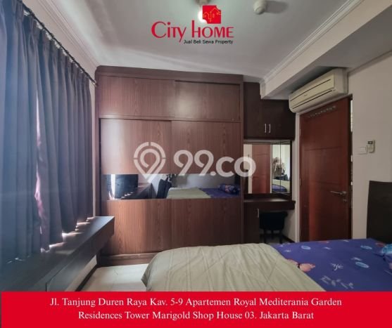 Apartemen Disewakan 1 Kamar Hemat Siap Huni di Jakarta Barat, Luas 33m2 Apartemen Disewakan 1 Kamar Hemat Siap Huni di Jakarta Barat, Luas 33m2