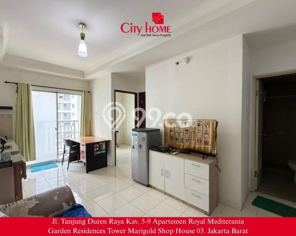Apartemen Nyaman untuk Disewa, 2 Kamar di Jakarta Barat Apartemen Nyaman untuk Disewa, 2 Kamar di Jakarta Barat