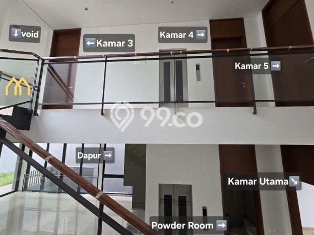 Ready to Use! Luxury House LT 396m2 Desain Modern di BSD Ready to Use! Luxury House LT 396m2 Desain Modern di BSD