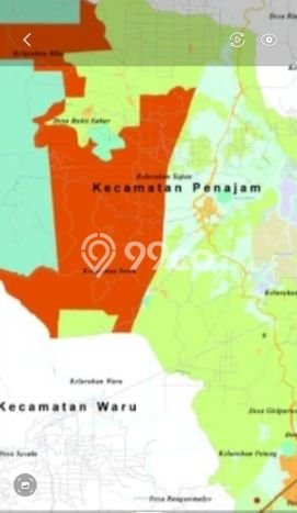 Tanah Kawasan Penajam, Luas 2e+06m², Area Potensial Tanah Kawasan Penajam, Luas 2e+06m², Area Potensial