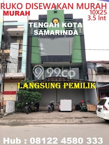 Ruko Lokasi Strategis di Samarinda Kota, Luas 800m², Disewakan, Pusat Komersial Ruko Lokasi Strategis di Samarinda Kota, Luas 800m², Disewakan, Pusat Komersial