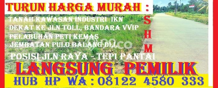 Dijual Tanah Kawasan Penajam, Luas 1e+06m², Dekat Penajam, Penajam Paser Utara, Penajam Paser Utara Dijual Tanah Kawasan Penajam, Luas 1e+06m², Dekat Penajam, Penajam Paser Utara, Penajam Paser Utara