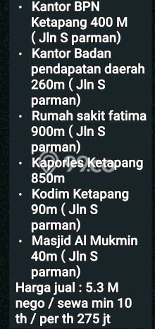 FOR SALE! Ruko di Delta Pawan Ketapang, LT 555m2, LB 300m2 FOR SALE! Ruko di Delta Pawan Ketapang, LT 555m2, LB 300m2