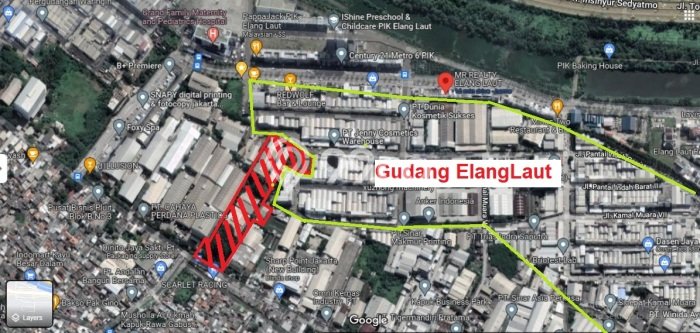 Untuk Dijual! Gudang di Kapuk Kamal Jakarta Barat LT 17100m2 / LB 8600m2 Kawasan Bisnis Untuk Dijual! Gudang di Kapuk Kamal Jakarta Barat LT 17100m2 / LB 8600m2 Kawasan Bisnis