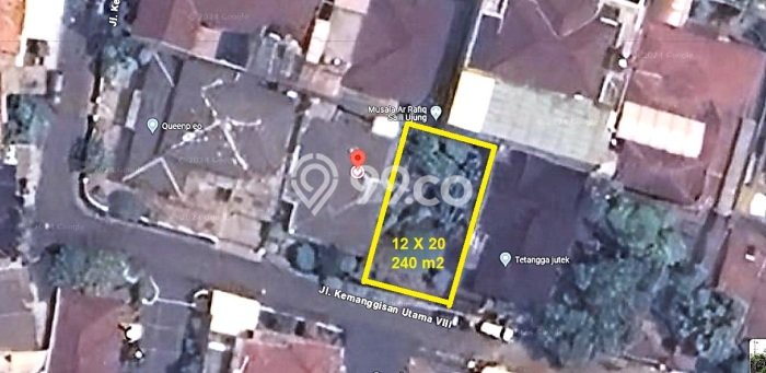 Untuk Dijual Tanah 240m2 di Kemanggisan, Jakarta Barat Untuk Dijual Tanah 240m2 di Kemanggisan, Jakarta Barat