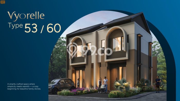 Rumah Modern Cantik 2 KT Siap Huni di BSD Rumah Modern Cantik 2 KT Siap Huni di BSD