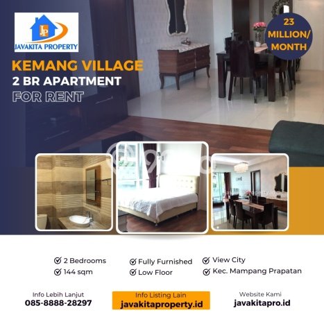 Sewa Sekarang Apartemen Strategis 2 KT, 1 KM di Kawasan Mampang Prapatan Sewa Sekarang Apartemen Strategis 2 KT, 1 KM di Kawasan Mampang Prapatan