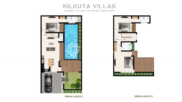 Vila Nyaman Kawasan , Ukuran 151m2m², Pemandangan Indah di area Vila Nyaman Kawasan , Ukuran 151m2m², Pemandangan Indah di area