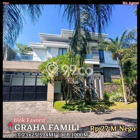 Ready to Use! Premium House LT 594m2 Desain Elegan di Graha Ready to Use! Premium House LT 594m2 Desain Elegan di Graha