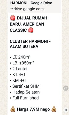 Hunian Mewah LB 370m2 Siap Huni Desain Elegan di Alam Sutera, Tangerang Hunian Mewah LB 370m2 Siap Huni Desain Elegan di Alam Sutera, Tangerang