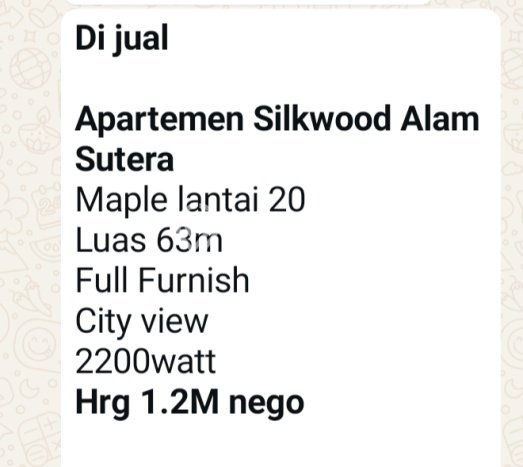 Kavling Tanah untuk Dijual di Alam Sutera, Tangerang, Luas 375m2 Kavling Tanah untuk Dijual di Alam Sutera, Tangerang, Luas 375m2