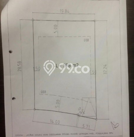 Kavling Tanah untuk Dijual di Suvarna Sutera, Tangerang, Luas 598m2 Kavling Tanah untuk Dijual di Suvarna Sutera, Tangerang, Luas 598m2