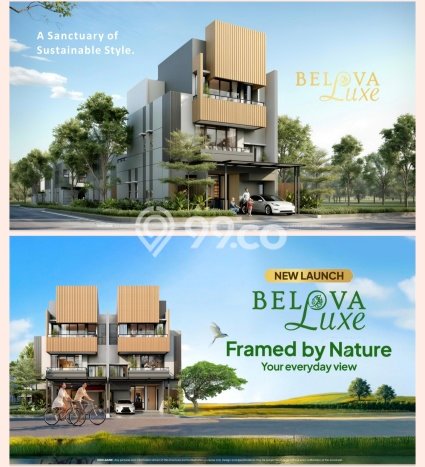 Ready to Use! Luxury House LT 181m2 Desain Modern di BSD City Ready to Use! Luxury House LT 181m2 Desain Modern di BSD City