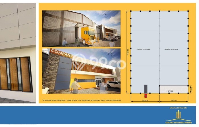 Unit Gudang Dijual di Balaraja Tangerang 800m2 Unit Gudang Dijual di Balaraja Tangerang 800m2