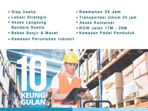 Unit Gudang Strategis di Periuk, Tangerang Potensi Cuan Besar Unit Gudang Strategis di Periuk, Tangerang Potensi Cuan Besar