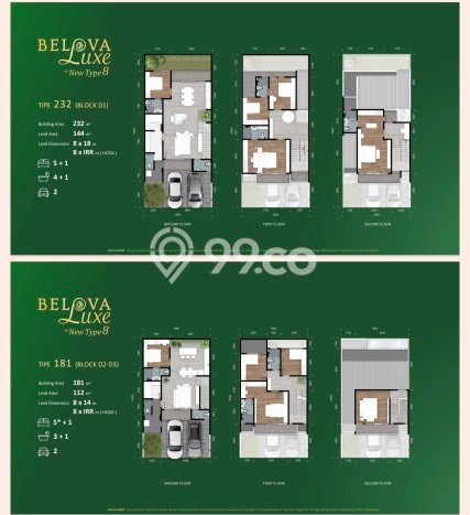 Ready to Use! Luxury House LT 181m2 Desain Modern di BSD City Ready to Use! Luxury House LT 181m2 Desain Modern di BSD City