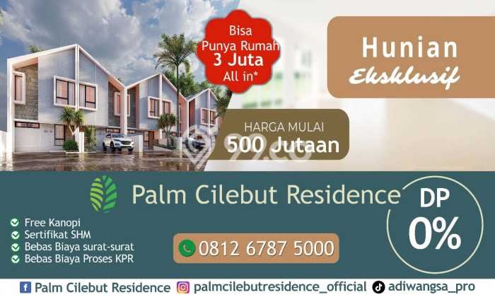 Dijual Hunian Rumah Terawat 2 KT di Cilebut, Bogor Dijual Hunian Rumah Terawat 2 KT di Cilebut, Bogor