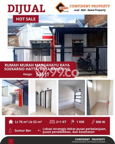 Dijual Cepat Rumah Favorit Siap Huni LB 52m2 di Margahayu, Bandung Dijual Cepat Rumah Favorit Siap Huni LB 52m2 di Margahayu, Bandung