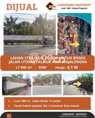 Tanah Area Berkembang Kawasan Talaga, Luas 900m², Akses ke Fasilitas, Lingkungan Asri Tanah Area Berkembang Kawasan Talaga, Luas 900m², Akses ke Fasilitas, Lingkungan Asri