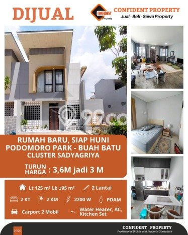 Siap Huni Rumah Mewah 2 Kamar di Bojongsoang Dekat ke Mana Pun Siap Huni Rumah Mewah 2 Kamar di Bojongsoang Dekat ke Mana Pun
