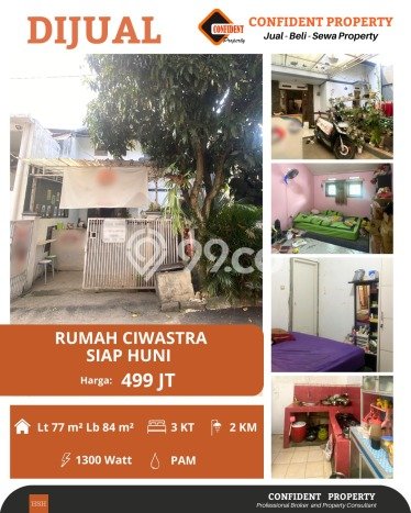 Rumah Modern LB/LT 84m2/77m2 Dijual di Ciwastra, Bandung Rumah Modern LB/LT 84m2/77m2 Dijual di Ciwastra, Bandung