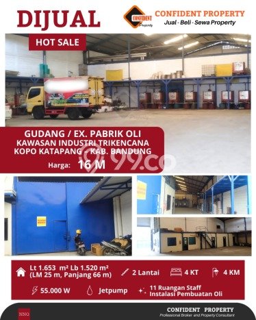 Gudang Area Bisnis di Katapang, Luas 1520m², Mainroad Gudang Area Bisnis di Katapang, Luas 1520m², Mainroad