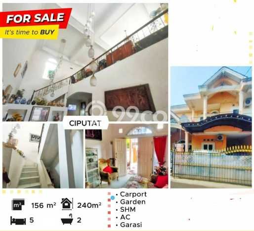 Jual Rumah Strategis Bagus Punya 5 KT di Ciputat Tangerang Selatan SHM Jual Rumah Strategis Bagus Punya 5 KT di Ciputat Tangerang Selatan SHM