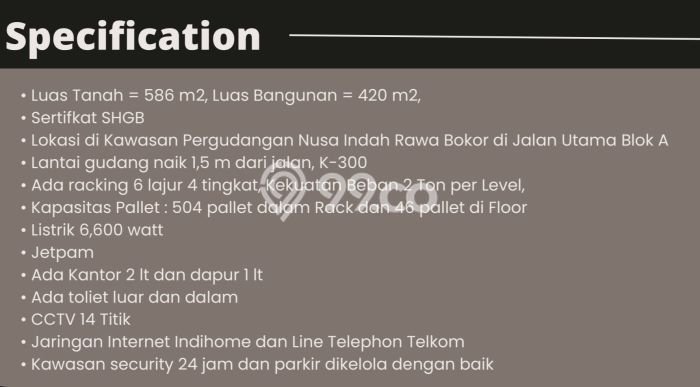 Gudang Area Premium di Jurumudi, Luas 420m², Mainroad Gudang Area Premium di Jurumudi, Luas 420m², Mainroad