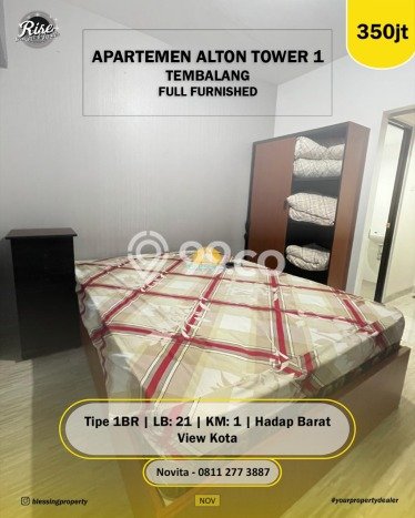 BEST DEAL! Apartemen di Tembalang, 1 KT, Luas 21m2m² BEST DEAL! Apartemen di Tembalang, 1 KT, Luas 21m2m²