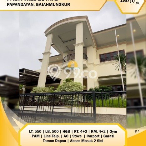 Rumah Nyaman area papandayan, 4 KT, Area Tenang, Luas 550m² LB 500m² Rumah Nyaman area papandayan, 4 KT, Area Tenang, Luas 550m² LB 500m²