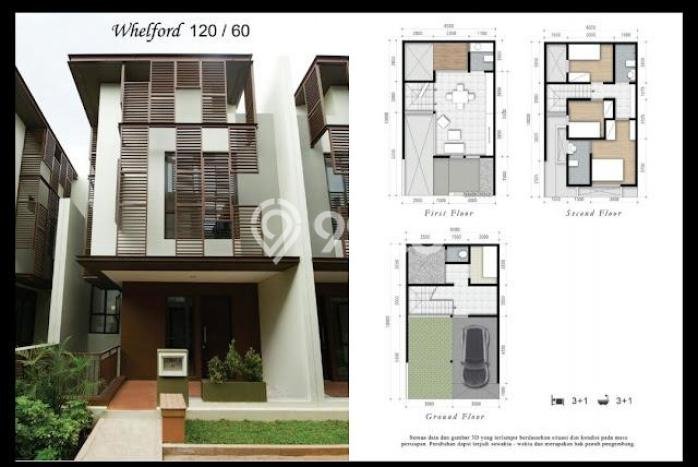 Rumah Modern 4 Kamar LT 60m2 di Gading Serpong Rumah Modern 4 Kamar LT 60m2 di Gading Serpong