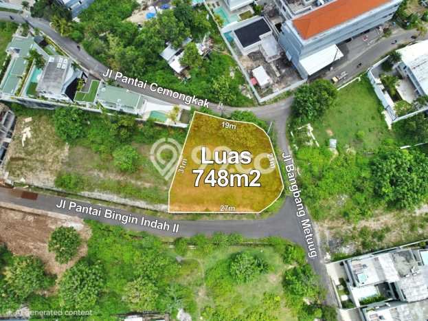 Kavling Tanah untuk Dijual di Pecatu, Badung, Luas 748m2 Kavling Tanah untuk Dijual di Pecatu, Badung, Luas 748m2