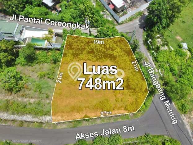 Kavling Tanah untuk Dijual di Pecatu, Badung, Luas 748m2 Kavling Tanah untuk Dijual di Pecatu, Badung, Luas 748m2