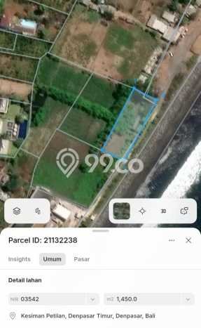 Tanah Dijual Area Strategis di Sanur Denpasar 7100m2 Tanah Dijual Area Strategis di Sanur Denpasar 7100m2