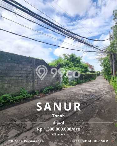 Tanah Kavling Dijual di Sanur, Denpasar dengan Luas Tanah 300m2 Tanah Kavling Dijual di Sanur, Denpasar dengan Luas Tanah 300m2