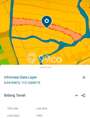 Tanah Dijual Lokasi Strategis di Badung dengan Luas 3895m2 Tanah Dijual Lokasi Strategis di Badung dengan Luas 3895m2