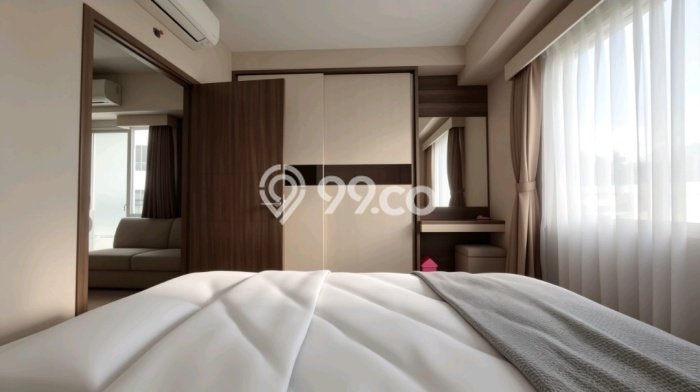 Apartemen Sewa 2 Kamar Murah Siap Huni di Bandung, Luas 48m2 Apartemen Sewa 2 Kamar Murah Siap Huni di Bandung, Luas 48m2