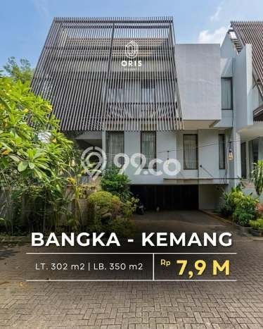 For Sale! Premium House LT 302m2 Desain Elegan di Bangka For Sale! Premium House LT 302m2 Desain Elegan di Bangka