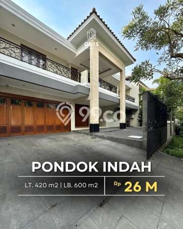 Rumah Luxury Modern Tanpa Renovasi di Pondok Indah Jakarta Selatan Rumah Luxury Modern Tanpa Renovasi di Pondok Indah Jakarta Selatan